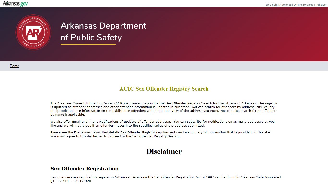 Arkansas Department of Public Safety
